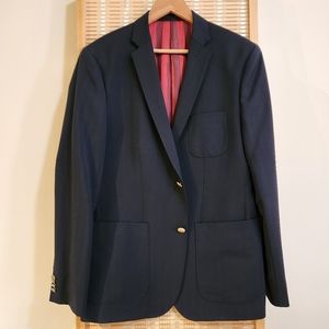 H&M slim fit blazer 100% Italian wool 40R EUC